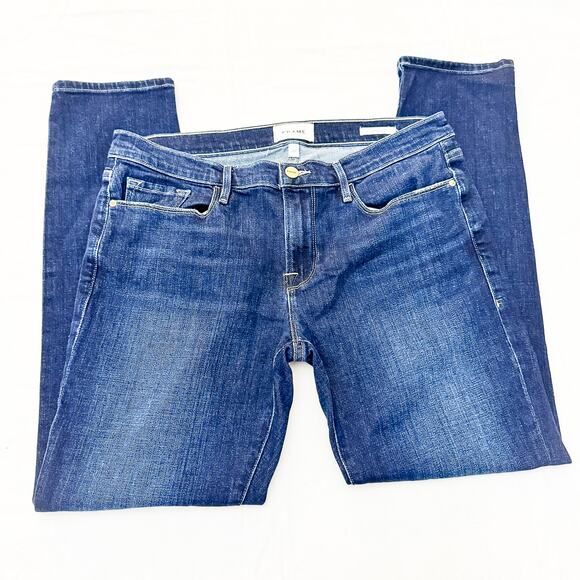 Frame Le Garcon Tularosa Straight Leg Denim Jeans Zip Fly Size 29 - Picture 4 of 9